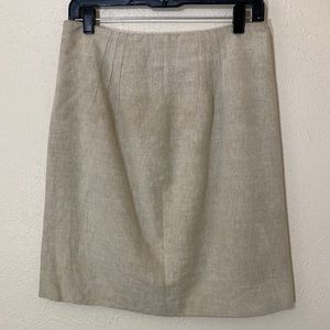 Paul Harris Linen Midi Skirt